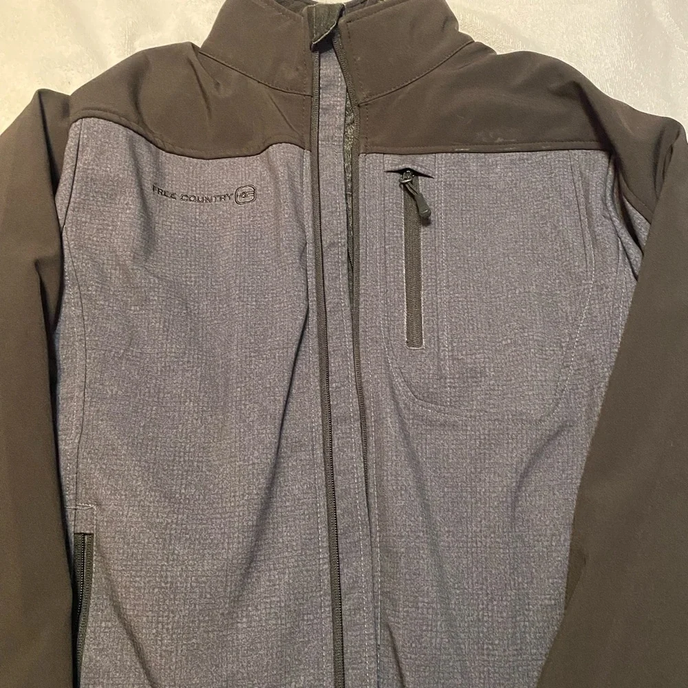 Free Country Men's Black and Dark Gray 3 in 1 System Jacket